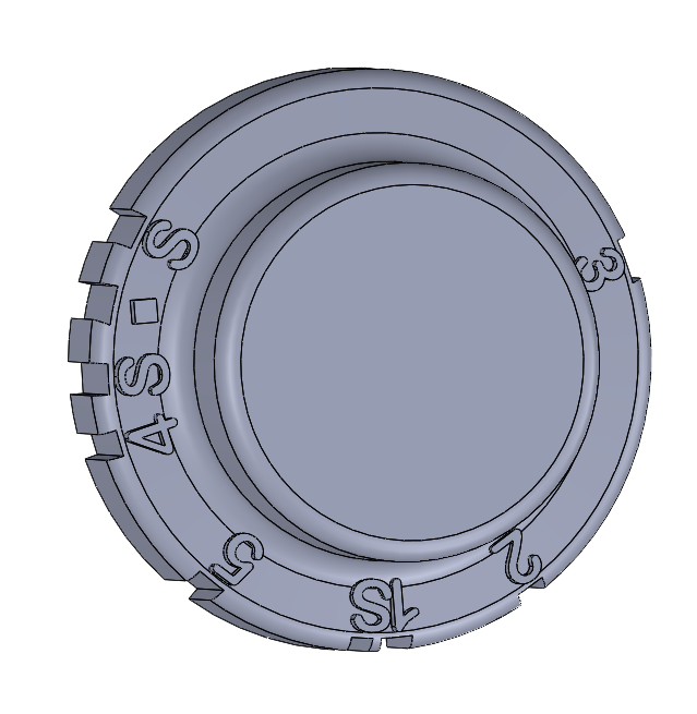 Conception 3D  bouton